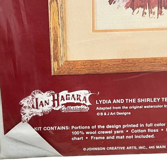Vintage Needle Treasures Jan Hagara "Lydia And The Shirley Temple Doll" Embroide - Picture 4 of 6